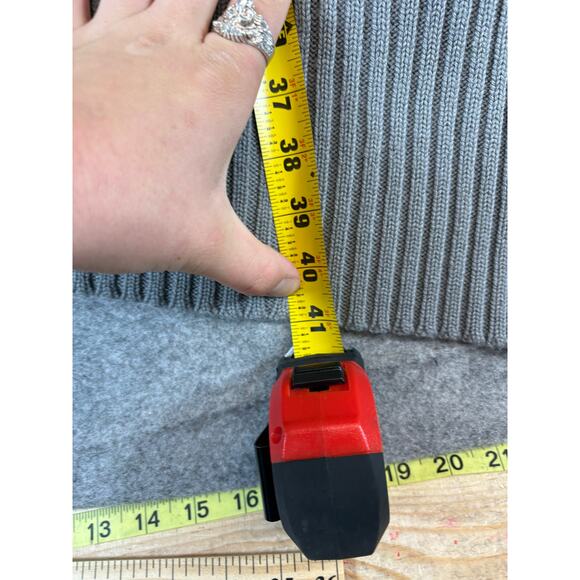 Yigal Azrouel Cardigan Sweater Womens XS Gray Fair Isle Baby Alpaca Wool Knit - Picture 4 of 8